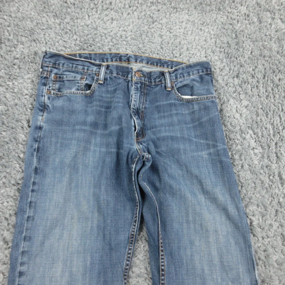 Levis 514 Jeans Mens 38x32 Blue Straight Leg Denim Medium Wash Classic 37x31*